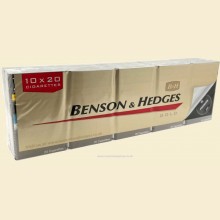 Benson & Hedges King Size Gold 10 Packs Of 20 Cigarettes